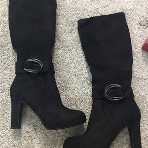NIB Impo Omari Faux Suede Knee High Shafted Boots 7.5